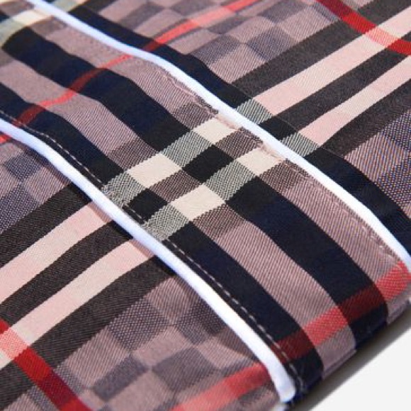 Burb Pink Dress BURBERRY KIDS Girls Cotton Check Sleeveless Dress in Pink - Picture 5 of 5